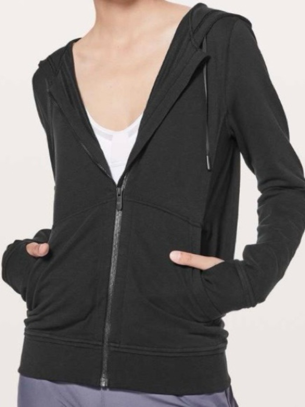 Lululemon Press Pause Jacket Black Size 10